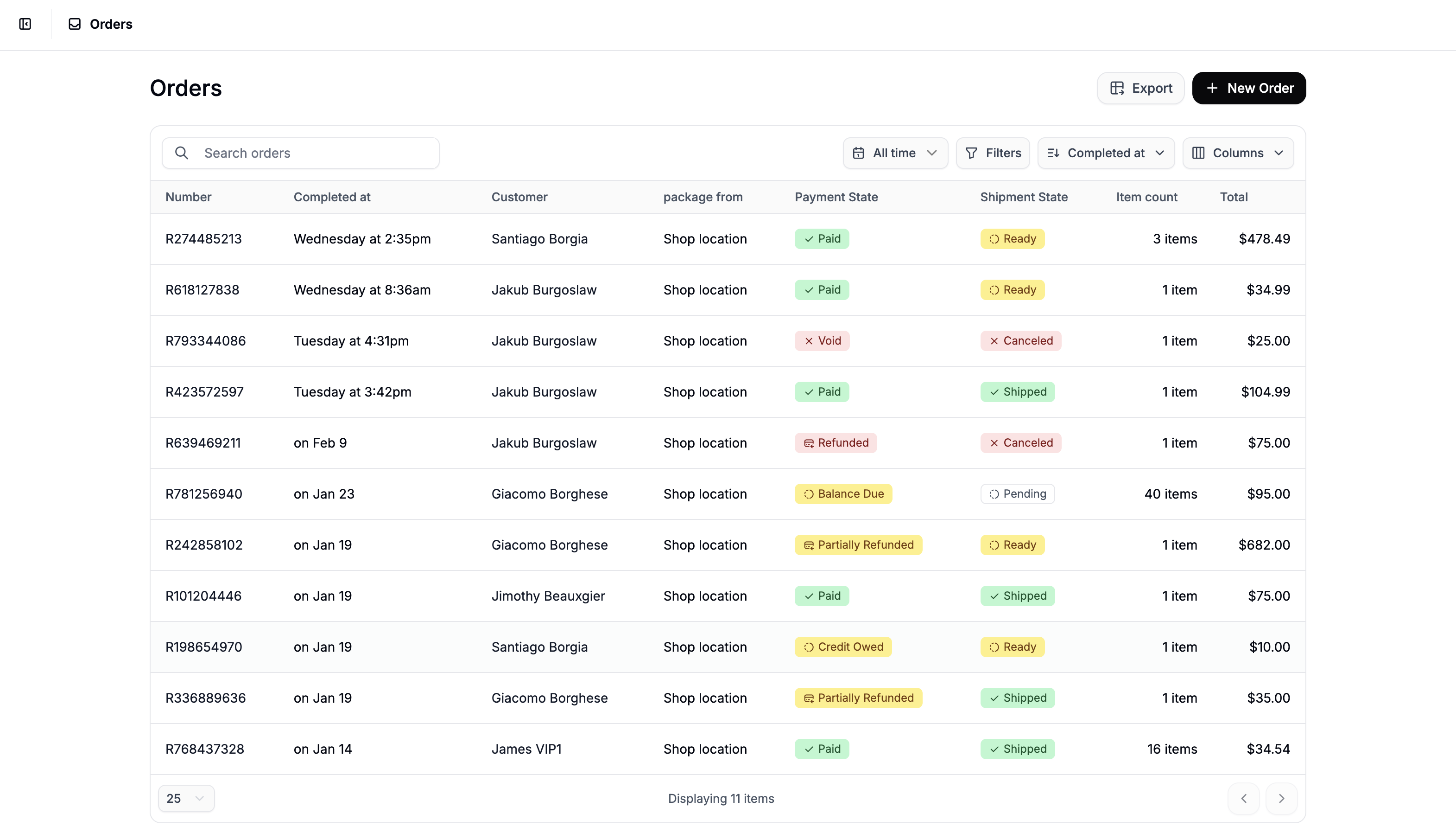 How to search orders in Spree Commerce