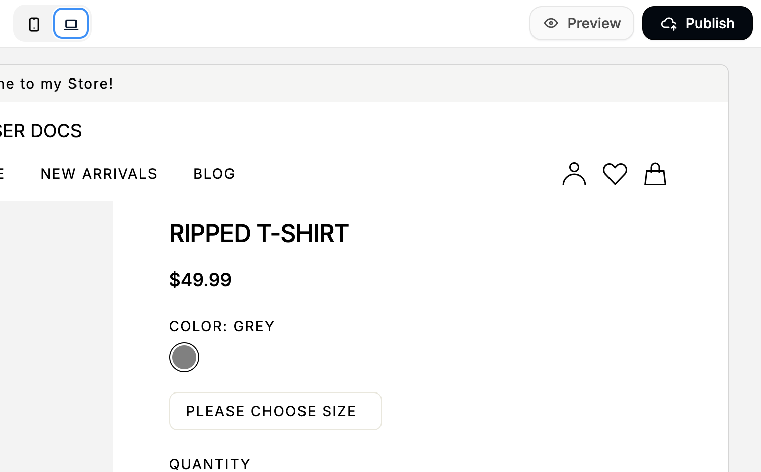 Publishing chnages to a live storefront in Spree Commerce