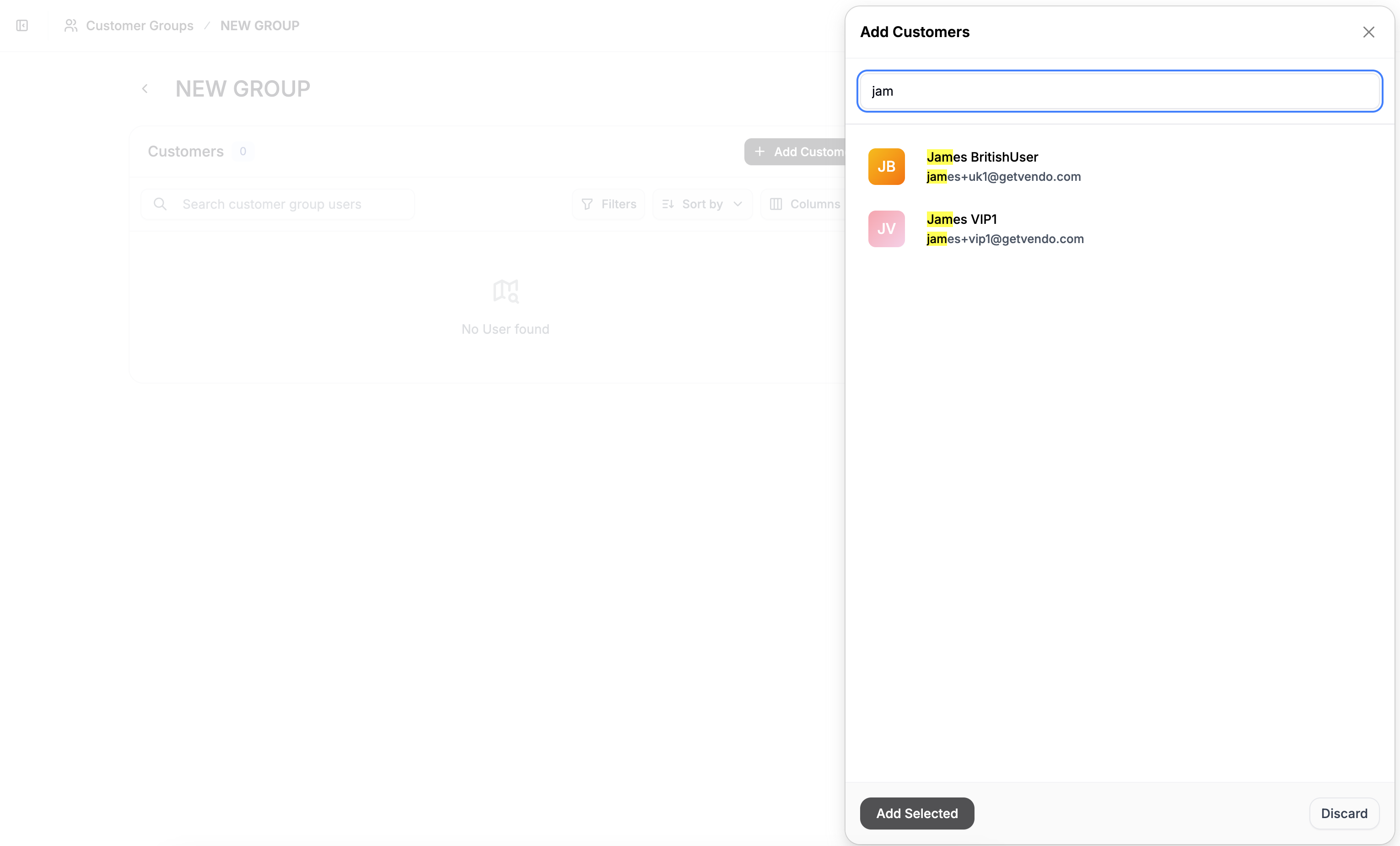 Adding customers to a customer group in Spree Commerce