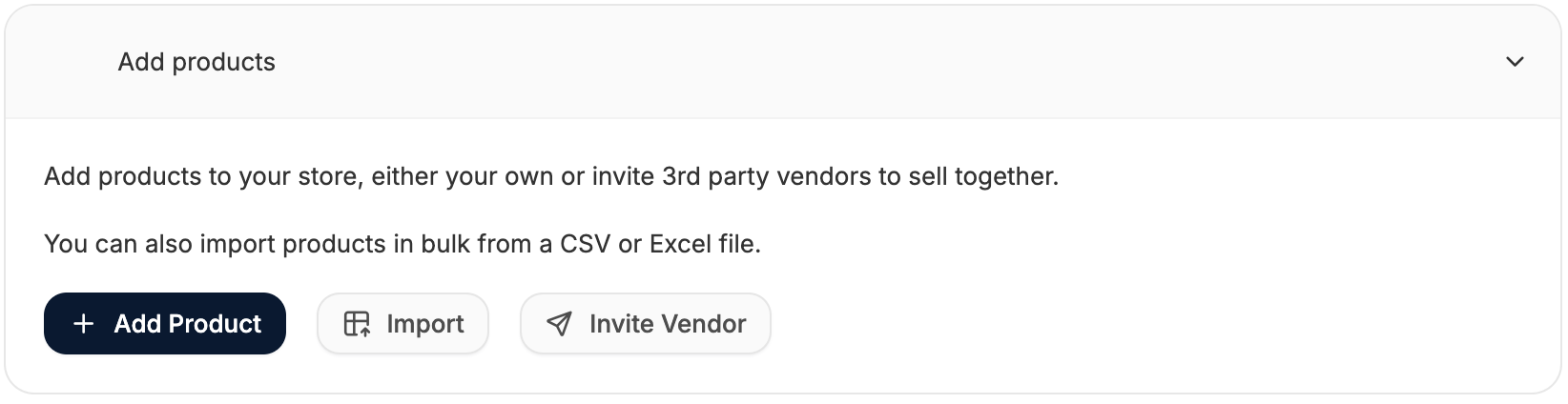 Add products Spree onboarding step