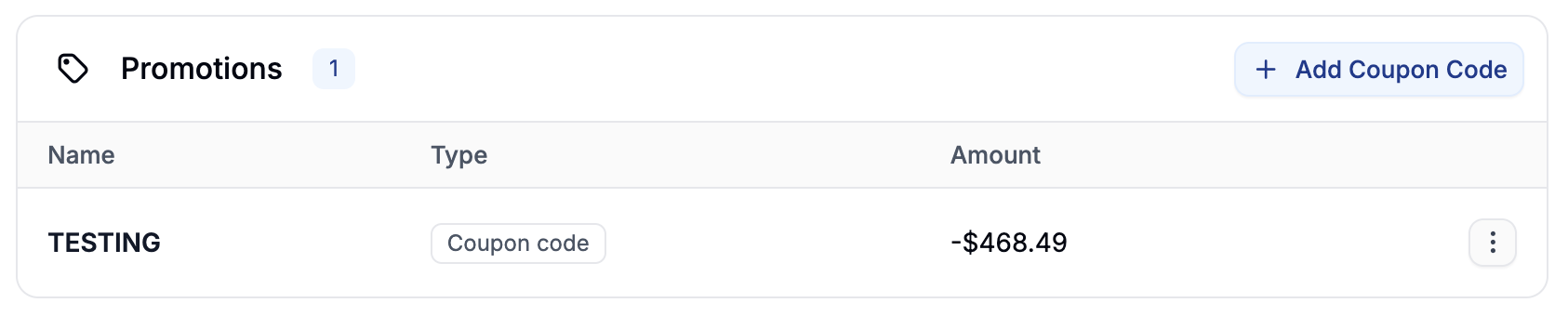 Manually adding a promotion to an order as an admin in Spree Commerce